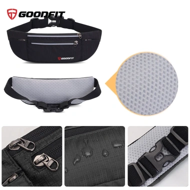 Túi đeo hông chạy bộ GoodFit GF108RB ngăn đựng nước, cao cấp giá rẻ, giảm còn 200k