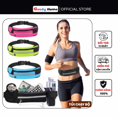 Túi Đeo Hông Chống Nước Chạy Bộ Gym - Đa Năng, Lỗ Tai Nghe, Đựng Điện Thoại, Giá 25.900₫
