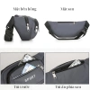 Túi đeo hông thể thao Unisex chống nước, nhiều ngăn, giá chỉ 44.000₫ 7