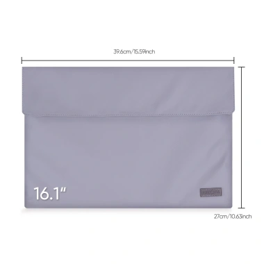 Túi đeo màn hình ARZOPA 16.1‑14.0‑17.3 vỏ da PU laptop du lịch màu xám giảm giá 10 Túi đeo màn hình ARZOPA 16.1‑14.0‑17.3 vỏ da PU laptop du lịch màu xám giảm giá 10