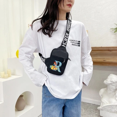 Túi đeo ngực Pokemon A‑Z nhẹ thời trang, đa năng đựng điện thoại, đeo chéo du lịch 91.800₫