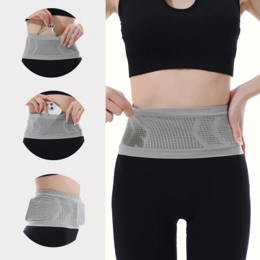 Túi đeo thắt lưng chạy bộ thoáng khí, siêu mỏng, chống trộm, đựng điện thoại vô hình cho xe đạp thể thao 2