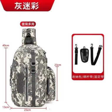 Túi Đeo Thắt Lưng Đa Chức Năng - Balô Chéo 1 Vai, Ngoại Trời, Câu Cá