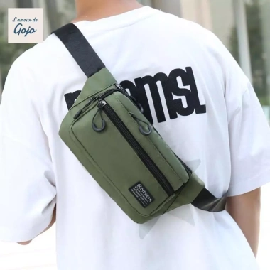 Túi đeo thắt lưng nam dung tích lớn, chống thấm nước, vải Oxford Fanny Pack Gym 125k