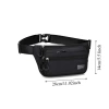 Túi đeo thắt lưng nam dung tích lớn, chống thấm nước, vải Oxford Fanny Pack Gym 125k 2