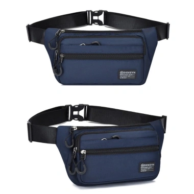 Túi đeo thắt lưng nam dung tích lớn, chống thấm nước, vải Oxford Fanny Pack Gym 125k 4