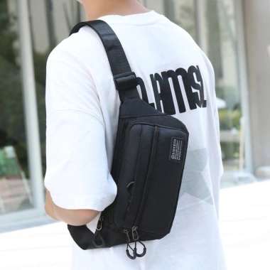 Túi đeo thắt lưng nam dung tích lớn, chống thấm nước, vải Oxford Fanny Pack Gym 125k 8