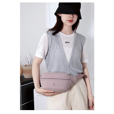 Túi đeo thắt lưng nữ Hàn Quốc - nhẹ, đa lớp, thời trang du lịch, chỉ 212.760₫ 5