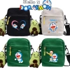 Túi đeo vai anime Doremon & Pikachu, vải vuông nhỏ, dễ thương cho bé, bảo quản điện thoại, du lịch - 120.960đ