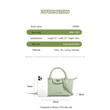 Túi đeo vai Mickey Disney BMK-71.557 – Sang trọng, nhẹ, thời trang, giá ưu đãi 760.320₫