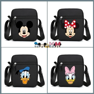 Túi Đeo Vai Mickey Donald Đa Năng Du Lịch, Túi Vuông Nhỏ Trẻ Em & Người Lớn 86.400 VND