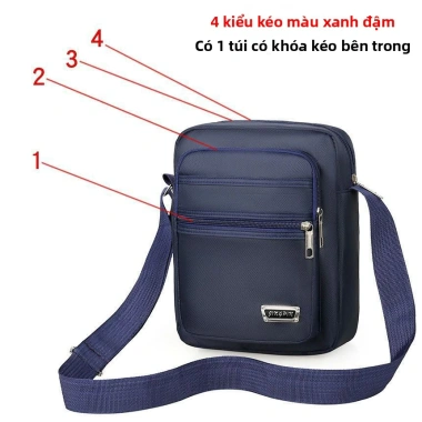 Túi đeo vai nam Oxford vải mới messenger thể thao, kinh doanh, ngoài trời, thời trang giá ưu đãi 84.024 VND