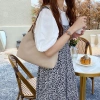 Túi đeo vai nữ da PU mềm, dây điều chỉnh độ dài, cầm tay tiện lợi, màu trơn dễ vệ sinh - 200k 6