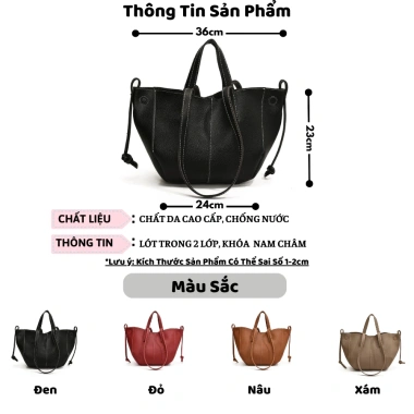 Túi Đeo Vai Nữ Lớn TXN32 Đa Năng, Phối Đồ Đơn Giản, Tiện Dụng, Giá 178.000₫