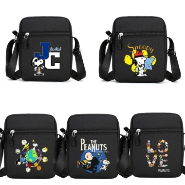 Túi đeo vai Oxford in Snoopy - Ba lô chéo thể thao đa năng, giá 91.800₫