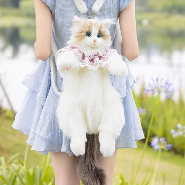 Túi đeo vai Ragdoll Cat Rucks Búp bê mèo sang trọng, giảm giá 23% chỉ 658.953₫ 2