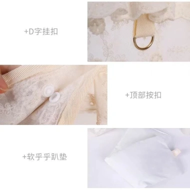 Túi Đeo Vai Thú Cưng INS Hàn Quốc Mùa Hè Ren Thoáng Khí cho chó nhỏ và mèo