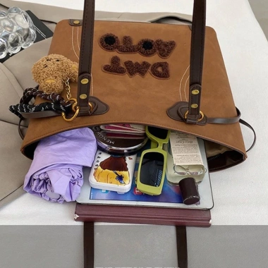 Túi đeo vai Tote A18 dung tích lớn, đựng laptop tiện lợi học làm - Ken túi xinh