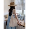 Túi dệt kim màu đơn giản, dễ phối đồ - Đi biển, du lịch, giảm giá còn 115.000₫