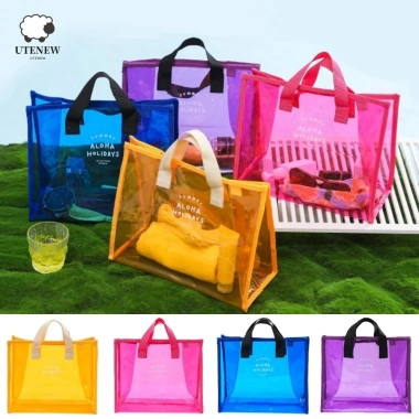Túi đi biển trong suốt UTENEW Đựng mỹ phẩm, đồ bơi, chống thấm nước PVC giảm giá 20% Túi đi biển trong suốt UTENEW Đựng mỹ phẩm, đồ bơi, chống thấm nước PVC giảm giá 20%