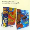 Túi đi chợ xếp gọn nhẹ, chống thấm bạt nhựa dệt dày 35x14x33cm - 29k tx134 8