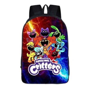 Túi Đi Học Trẻ Em Smiling Critters 3D Phim Hoạt Hình Ba Lô Nhẹ Thoải Mái 214,920₫ 4