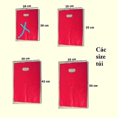 Túi Đỏ Đựng Quà 2 Quai Xách HD - Túi Dai Mềm, Đẹp, Giá Rẻ 11.000₫