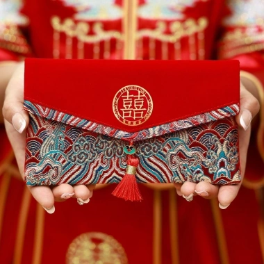 Túi đỏ may mắn FusionFlash thổ cẩm thêu năm mới – Hongbao Tết, lời chúc tốt 10 Túi đỏ may mắn FusionFlash thổ cẩm thêu năm mới – Hongbao Tết, lời chúc tốt 10