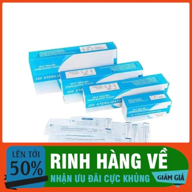 Túi Đóng Gói Vô Trùng Y Tế Dán Sẵn 57x130, 90x165, 90x260mm - An toàn, Tiện lợi, Giá ưu đãi 54.380₫