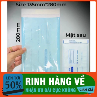 Túi Đóng Gói Vô Trùng Y Tế Dán Sẵn 57x130, 90x165, 90x260mm - An toàn, Tiện lợi, Giá ưu đãi 54.380₫ 8 Túi Đóng Gói Vô Trùng Y Tế Dán Sẵn 57x130, 90x165, 90x260mm - An toàn, Tiện lợi, Giá ưu đãi 54.380₫ 8