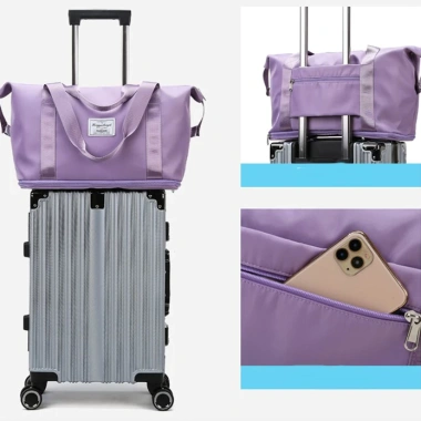 Túi Du Lịch 2 Tầng Cỡ Lớn Gấp Gọn - Đựng Quần Áo và Mỹ Phẩm, Giá Ưu Đãi 85.000đ