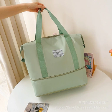 Túi Du Lịch 2 Tầng Cỡ Lớn Gấp Gọn - Đựng Quần Áo và Mỹ Phẩm, Giá Ưu Đãi 85.000đ 5 Túi Du Lịch 2 Tầng Cỡ Lớn Gấp Gọn - Đựng Quần Áo và Mỹ Phẩm, Giá Ưu Đãi 85.000đ 5