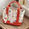 Túi du lịch canvas dung tích lớn màu trơn cho nữ - Giá ưu đãi 49.356 VND 5