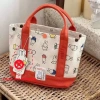 Túi du lịch canvas dung tích lớn màu trơn cho nữ - Giá ưu đãi 49.356 VND 14