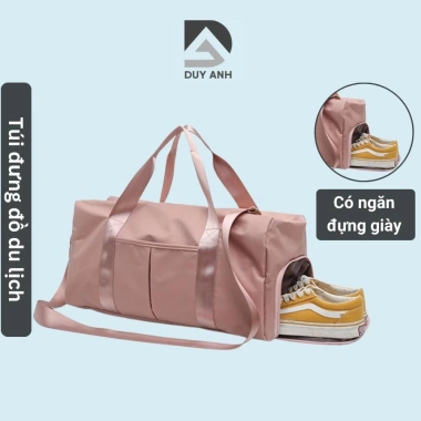 Túi du lịch cỡ lớn đựng quần áo, giày, chất liệu chống thấm cao cấp - tiện tập gym
