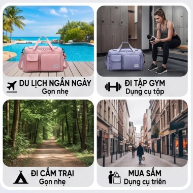 Túi du lịch cỡ lớn nhiều ngăn đựng quần áo, thể thao nam nữ - Giá chỉ 130.500₫ 3 Túi du lịch cỡ lớn nhiều ngăn đựng quần áo, thể thao nam nữ - Giá chỉ 130.500₫ 3