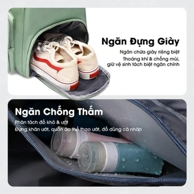 Túi du lịch cỡ lớn nhiều ngăn đựng quần áo, thể thao nam nữ - Giá chỉ 130.500₫