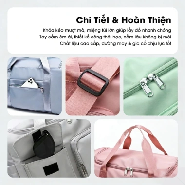 Túi du lịch cỡ lớn nhiều ngăn đựng quần áo, thể thao nam nữ - Giá chỉ 130.500₫