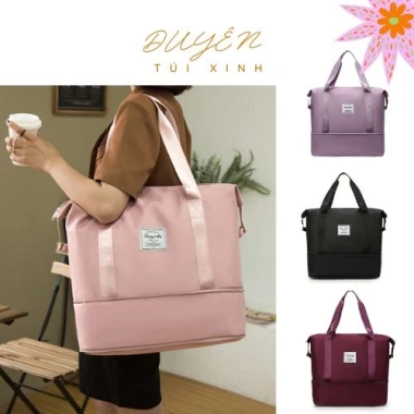 Túi Du Lịch Đa Năng 2 Tầng Gấp Gọn Chống Thấm Nước - Giá 100k Giảm Đặc Biệt
