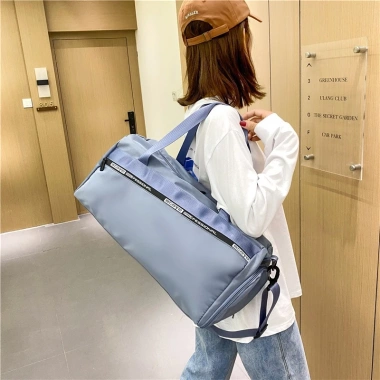 Túi Du Lịch Đa Năng SC07 Cỡ Lớn Ngăn Giày, Chống Nước, Vải Bố Dày, Gài Vali – 170k