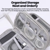 Túi Du Lịch Di Động Kỹ Thuật Số: Bảo Quản Cáp USB, Tai Nghe, Sạc - Kho Báu Tiện Lợi 5