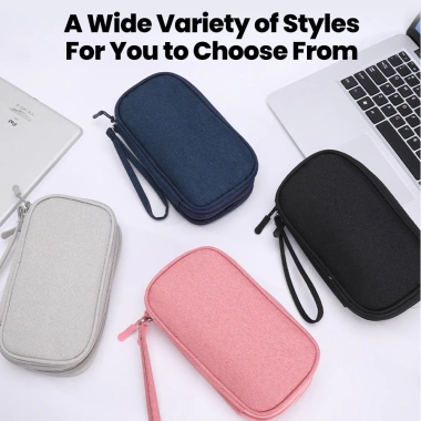 Túi Du Lịch Di Động Kỹ Thuật Số: Bảo Quản Cáp USB, Tai Nghe, Sạc - Kho Báu Tiện Lợi 8