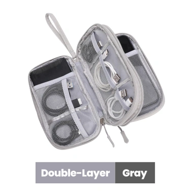 Túi Du Lịch Di Động Kỹ Thuật Số: Bảo Quản Cáp USB, Tai Nghe, Sạc - Kho Báu Tiện Lợi 10