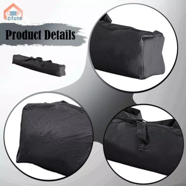 Túi du lịch Duffel chống nước, khóa kéo, chân máy di chuyển - Siêu tiện cho cắm trại, giá chỉ 126.360₫ 5