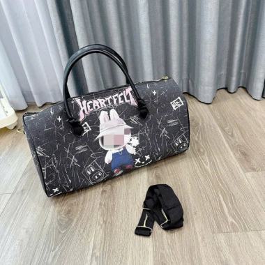 Túi du lịch gấp gọn Labubu size 45 rộng dãi, đa năng kèm móc treo - chỉ 79.000₫