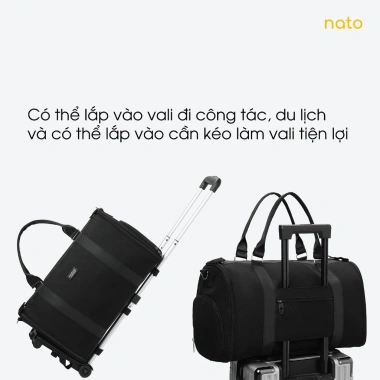 Túi du lịch gấp gọn Natoli bánh xe Utility Bag T18 cỡ lớn đa năng, giá 499k 8