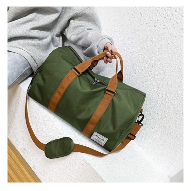 Túi du lịch Hong Fu B111 vải canvas chống thấm, ngăn giày, dây đeo chéo - Giá 160.740₫ 4