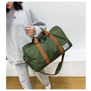 Túi du lịch Hong Fu B111 vải canvas chống thấm, ngăn giày, dây đeo chéo - Giá 160.740₫ 7
