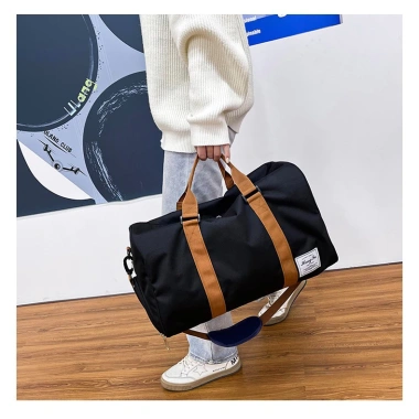 Túi du lịch Hong Fu B111 vải canvas chống thấm, ngăn giày, dây đeo chéo - Giá 160.740₫ 8
