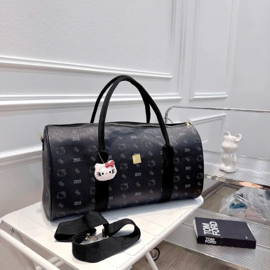 Túi du lịch size 50 trống hình mèo đáng yêu đa năng tiện dụng kèm móc treo